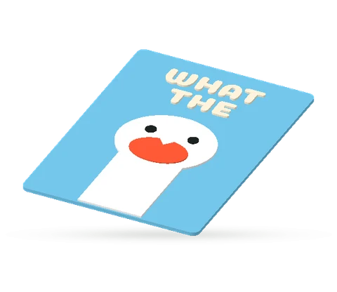 Tranh “What the…” con vịt