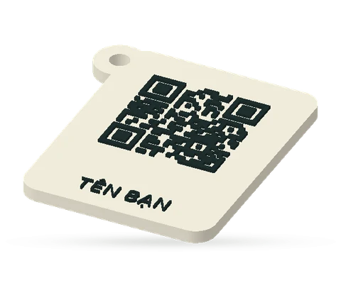 Móc khóa QR có tên