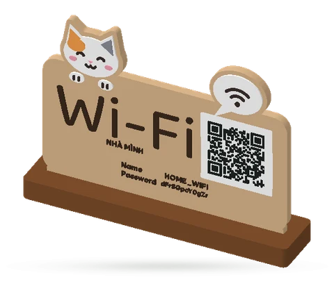 Mèo ló đầu bong bóng Wi-Fi