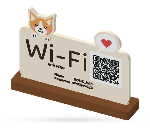 Cún corgi bong bóng tim