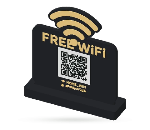 Sóng Wi-Fi nền đen